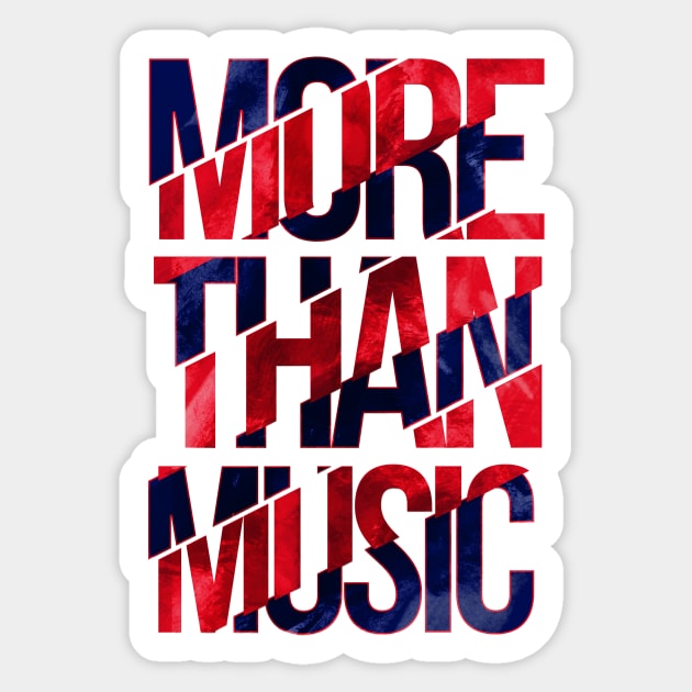 more than music text Sticker by CERO9